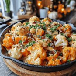 Harvest Skillet Butternut Squash and Cauliflower Harvest Medley