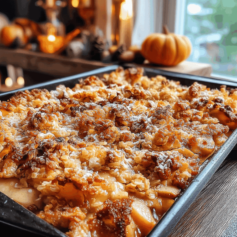 As the crisp air and vibrant foliage signal the arrival of autumn, it’s time to cozy up with warm, comforting treats that celebrate the season's bountiful harvest. One dish that perfectly captures the essence of autumn is the Sheet Pan Maple-Glazed Apple Crisp. Bursting with the sweet flavors of ripe apples and a comforting layer of crunchy oat topping, this recipe is not just a dessert—it's a warm hug in a pan!